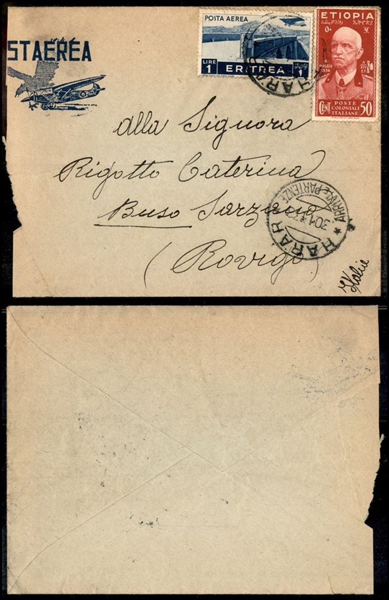 Italia / Colonie / Africa Orientale Italiana / Aerogrammi
