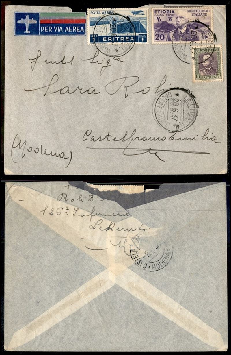 Italia / Colonie / Africa Orientale Italiana / Aerogrammi