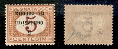 Italia / Occupazioni i Guerra Mondiale / Trento e Trieste / Segnatasse