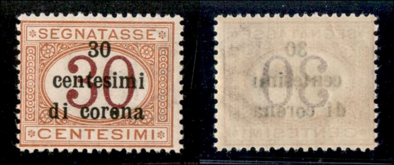 Italia / Occupazioni i Guerra Mondiale / Trento e Trieste / Segnatasse