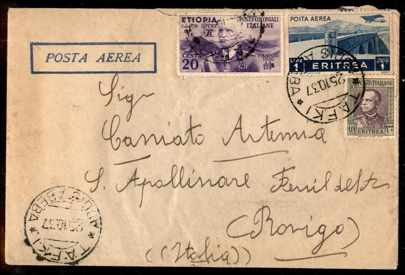 Italia / Colonie / Africa Orientale Italiana / Aerogrammi