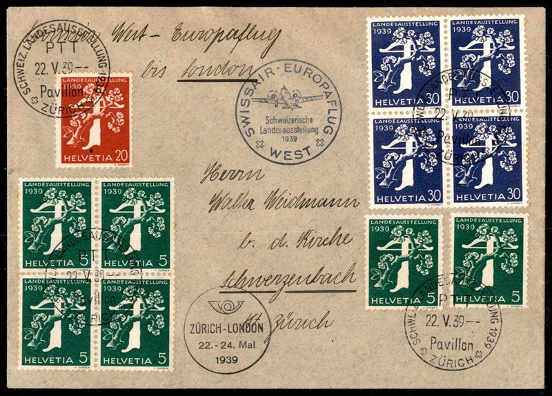 Svizzera / Aerogrammi