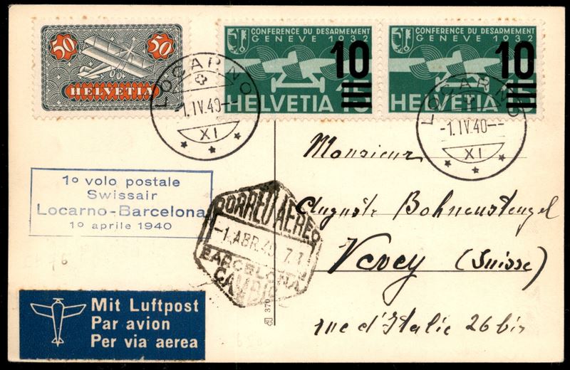 Svizzera / Posta Aerea