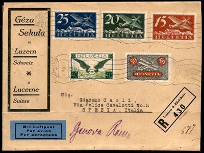 Svizzera / Aerogrammi