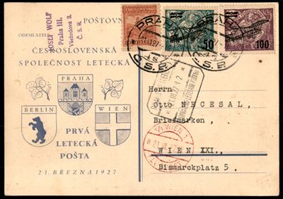 Cecoslovacchia / Posta Aerea