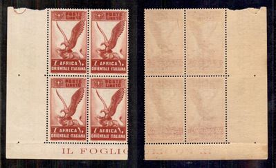 Italia / Colonie / Africa Orientale Italiana / Posta Ordinaria
