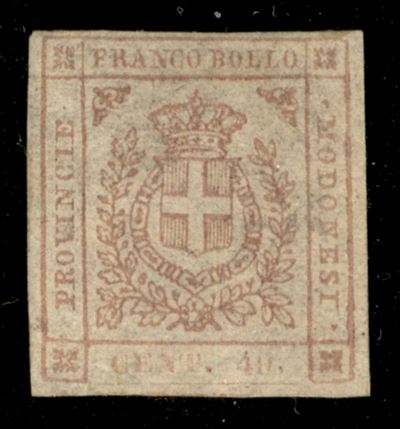 Italia / Antichi Stati Italiani / Modena / Governo Provvisorio / Posta Ordinaria
