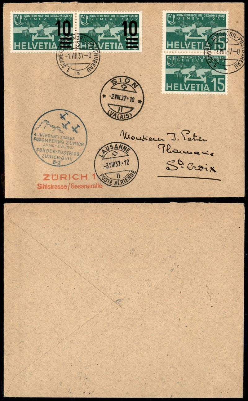 Svizzera / Aerogrammi