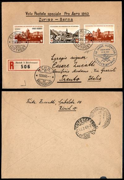 Svizzera / Aerogrammi