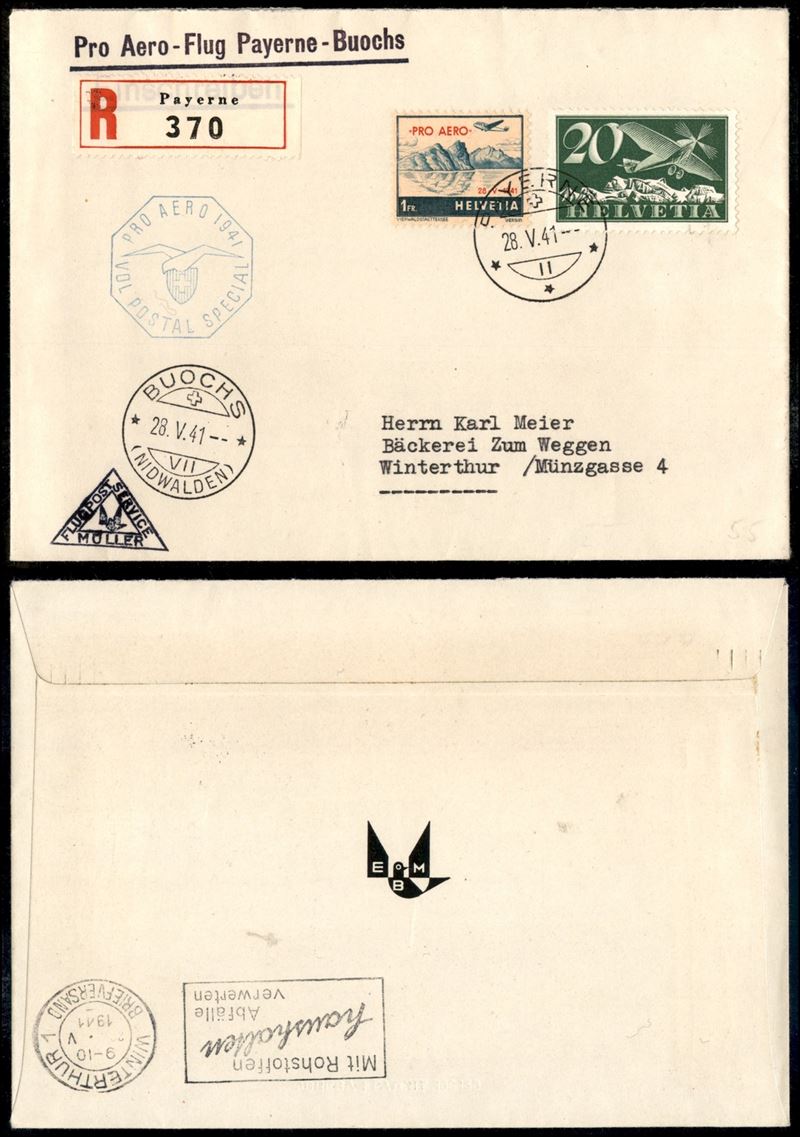 Svizzera / Aerogrammi