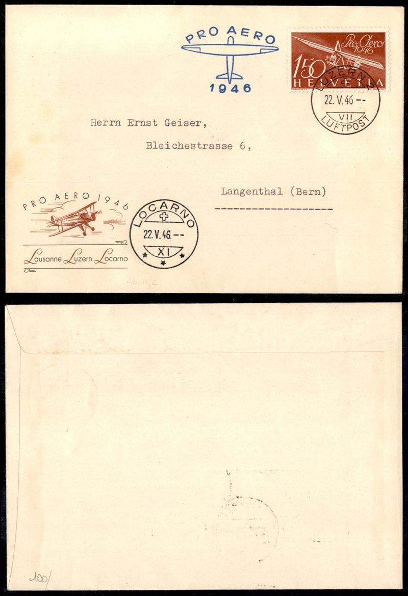 Svizzera / Aerogrammi