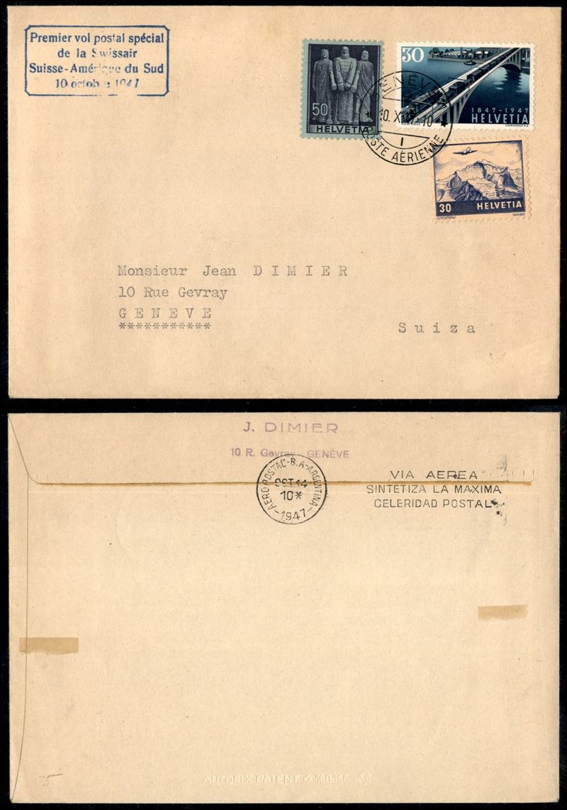 Svizzera / Aerogrammi
