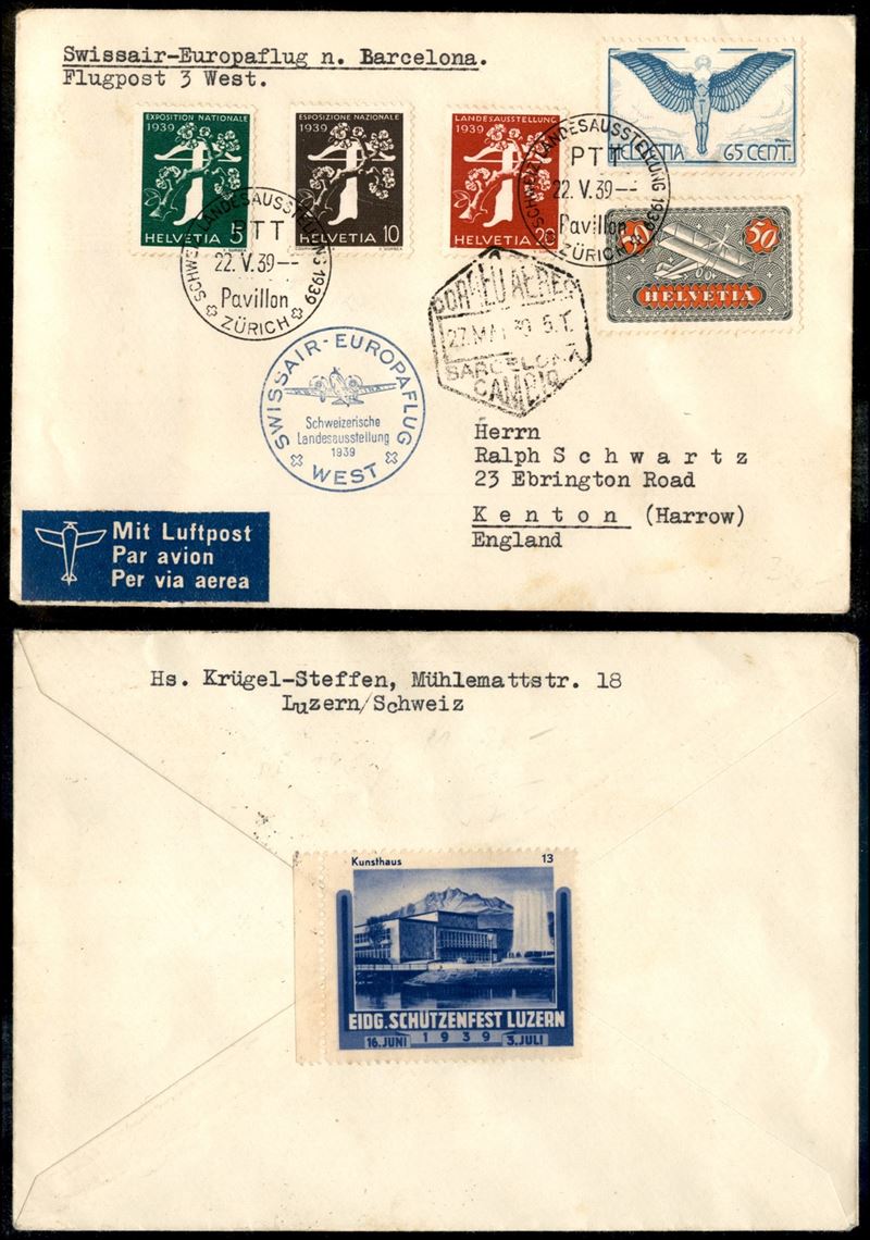 Svizzera / Aerogrammi