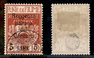 Italia / Occupazioni i Guerra Mondiale / Fiume / Posta Ordinaria