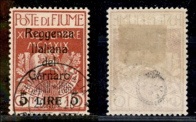 Italia / Occupazioni i Guerra Mondiale / Fiume / Posta Ordinaria