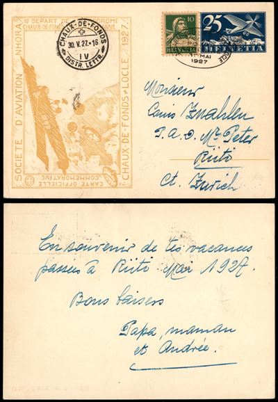 Svizzera / Aerogrammi