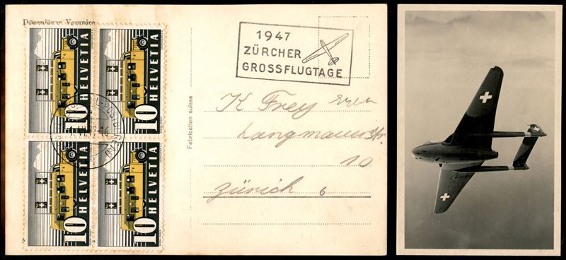 Svizzera / Aerogrammi