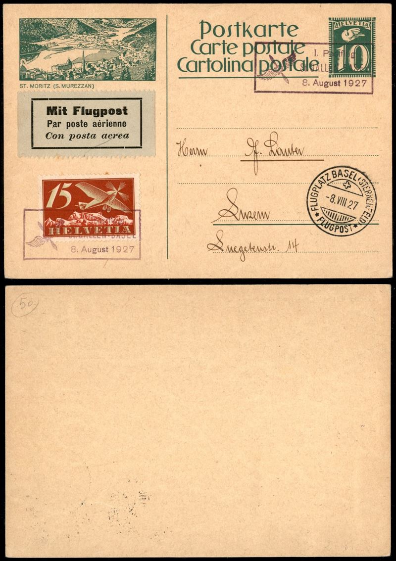 Svizzera / Aerogrammi