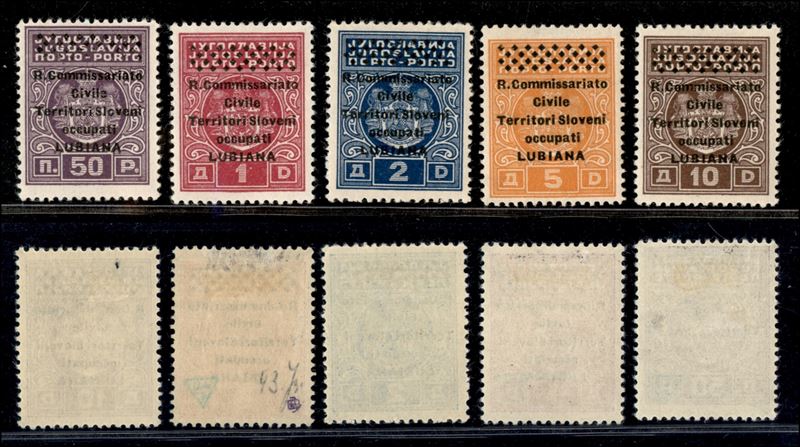 Italia / Occupazioni II Guerra Mondiale / Lubiana / Segnatasse