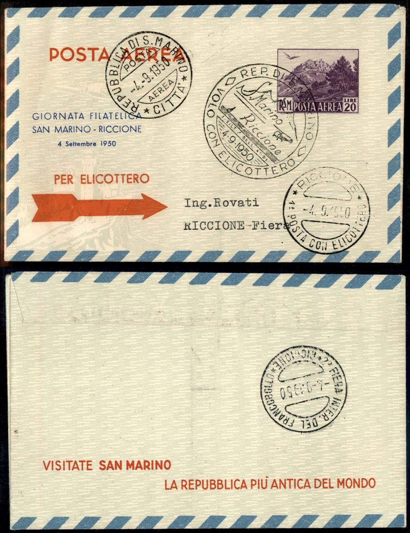 San Marino / Posta Aerea