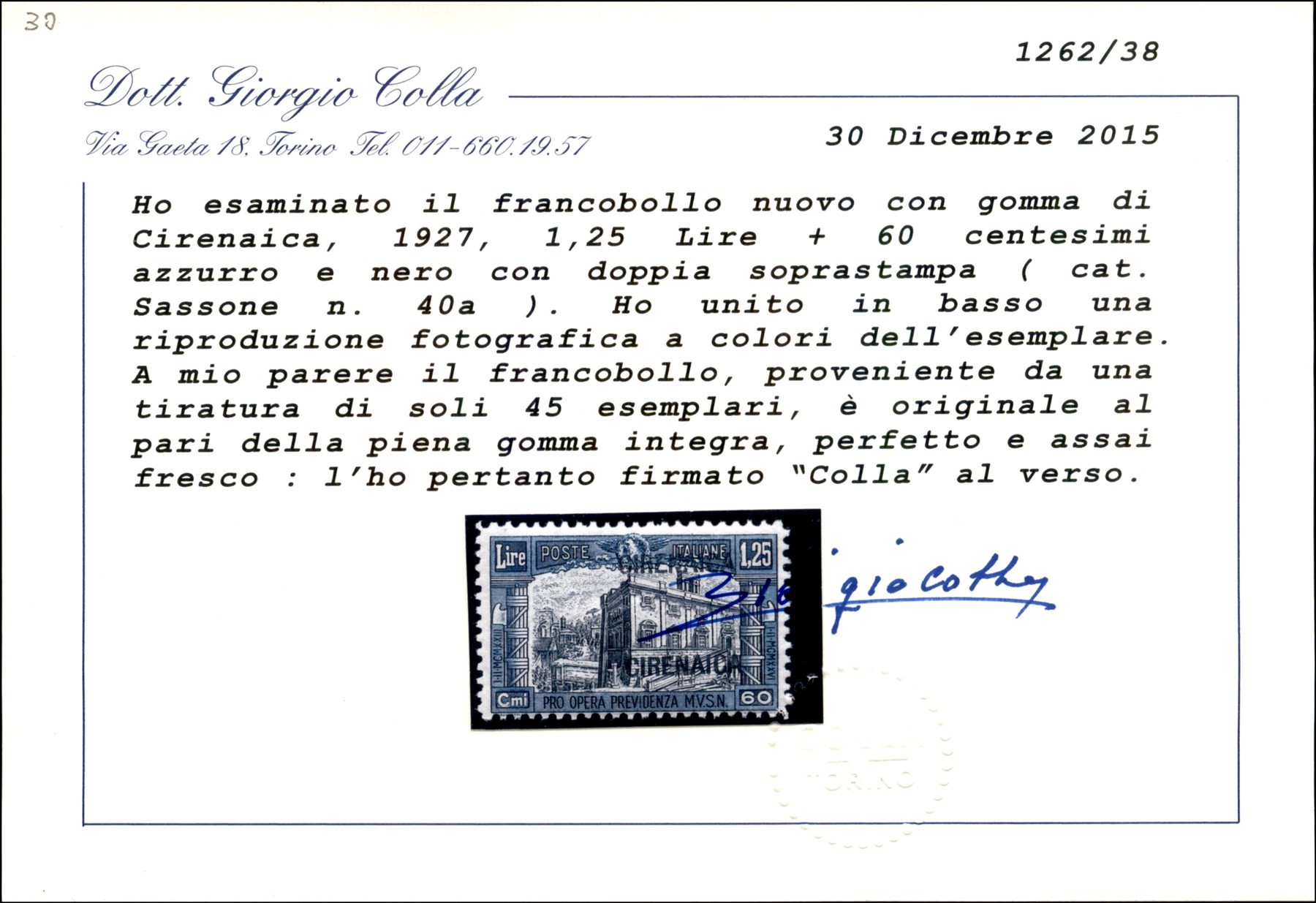 Italia / Colonie / Cirenaica / Posta Ordinaria