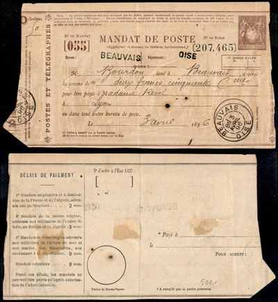 Francia / Vaglia Postale