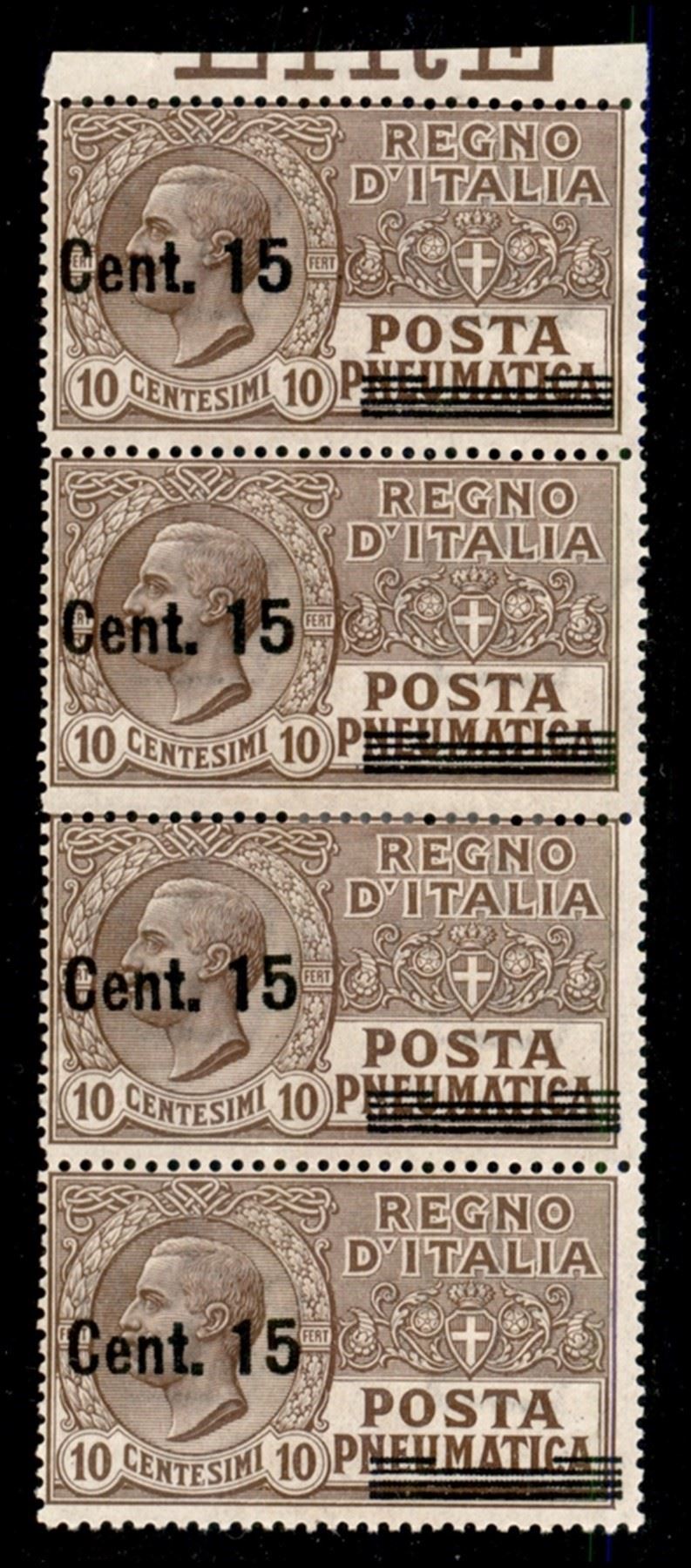 Italia / Regno / Posta Pneumatica