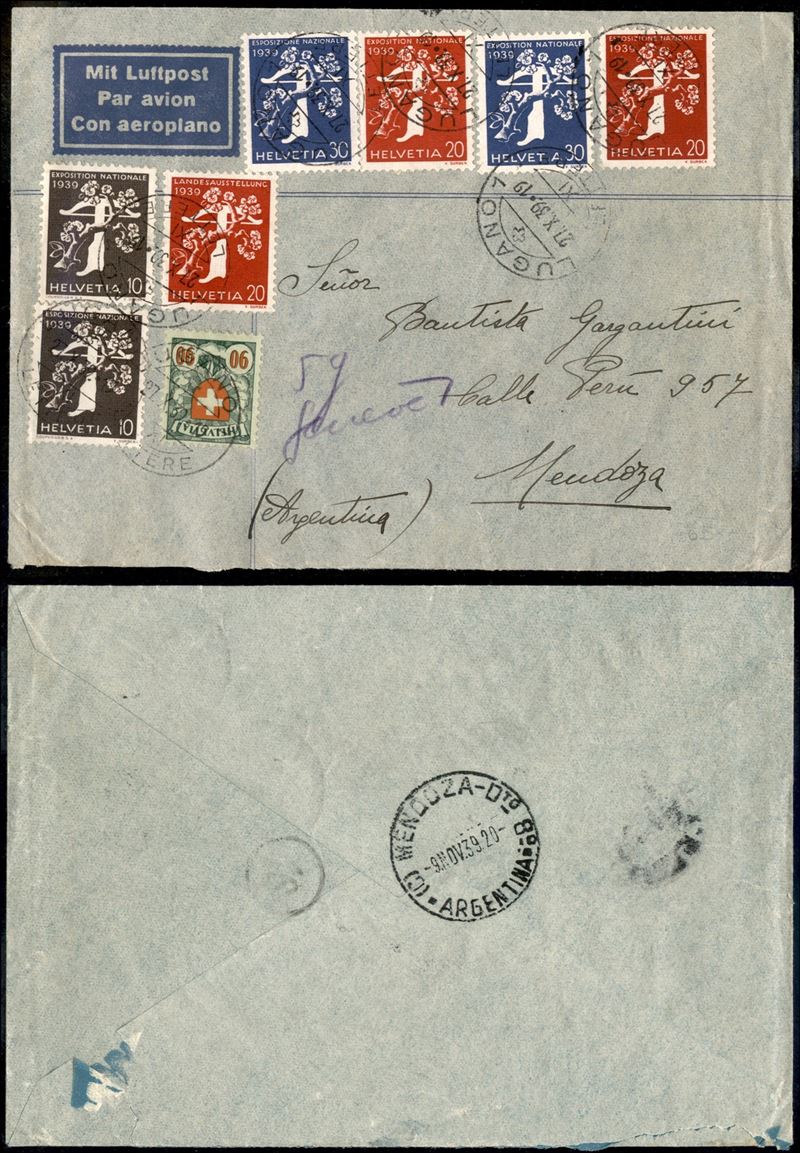 Svizzera / Aerogrammi