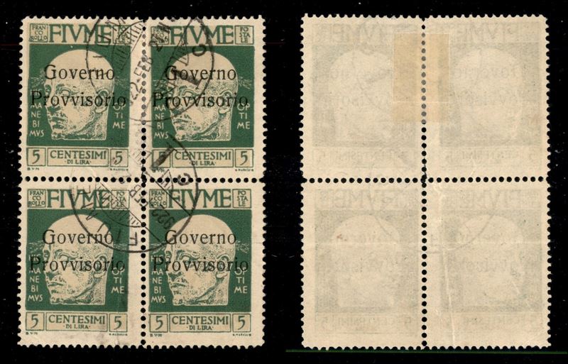 Italia / Occupazioni i Guerra Mondiale / Fiume / Posta Ordinaria