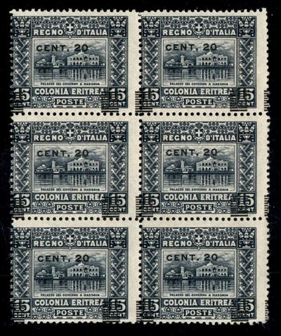 Italia / Colonie / Eritrea / Posta Ordinaria