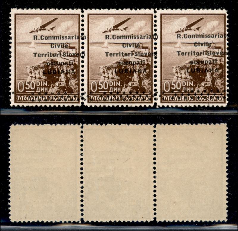 Italia / Occupazioni II Guerra Mondiale / Lubiana / Posta Aerea