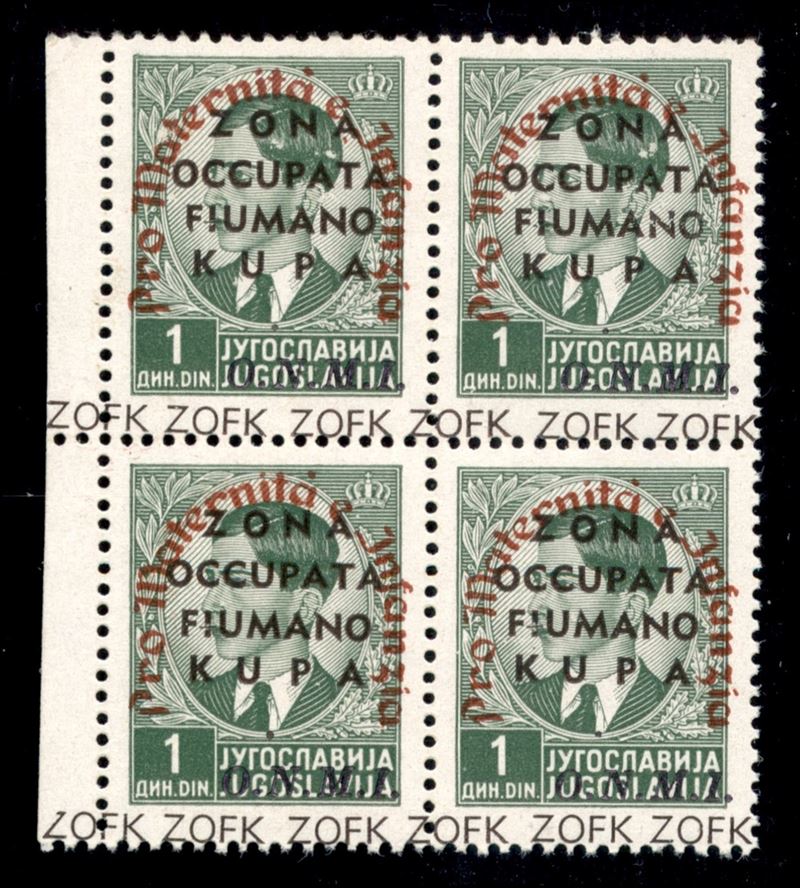 Italia / Occupazioni II Guerra Mondiale / Zona Fiumano Kupa / Posta Ordinaria