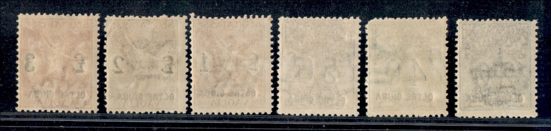 Italia / Colonie / Oltre Giuba / Segnatasse per Vaglia