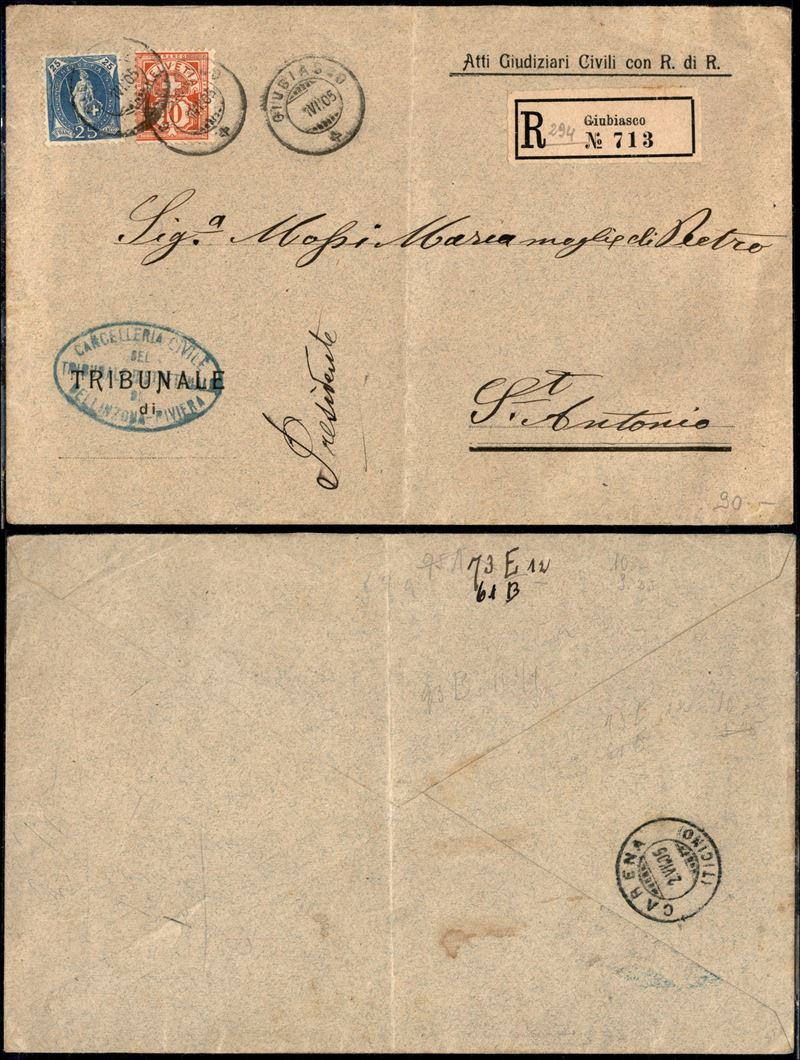 Svizzera / Posta Ordinaria