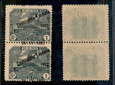 Italia / Occupazioni i Guerra Mondiale / Fiume / Posta Ordinaria