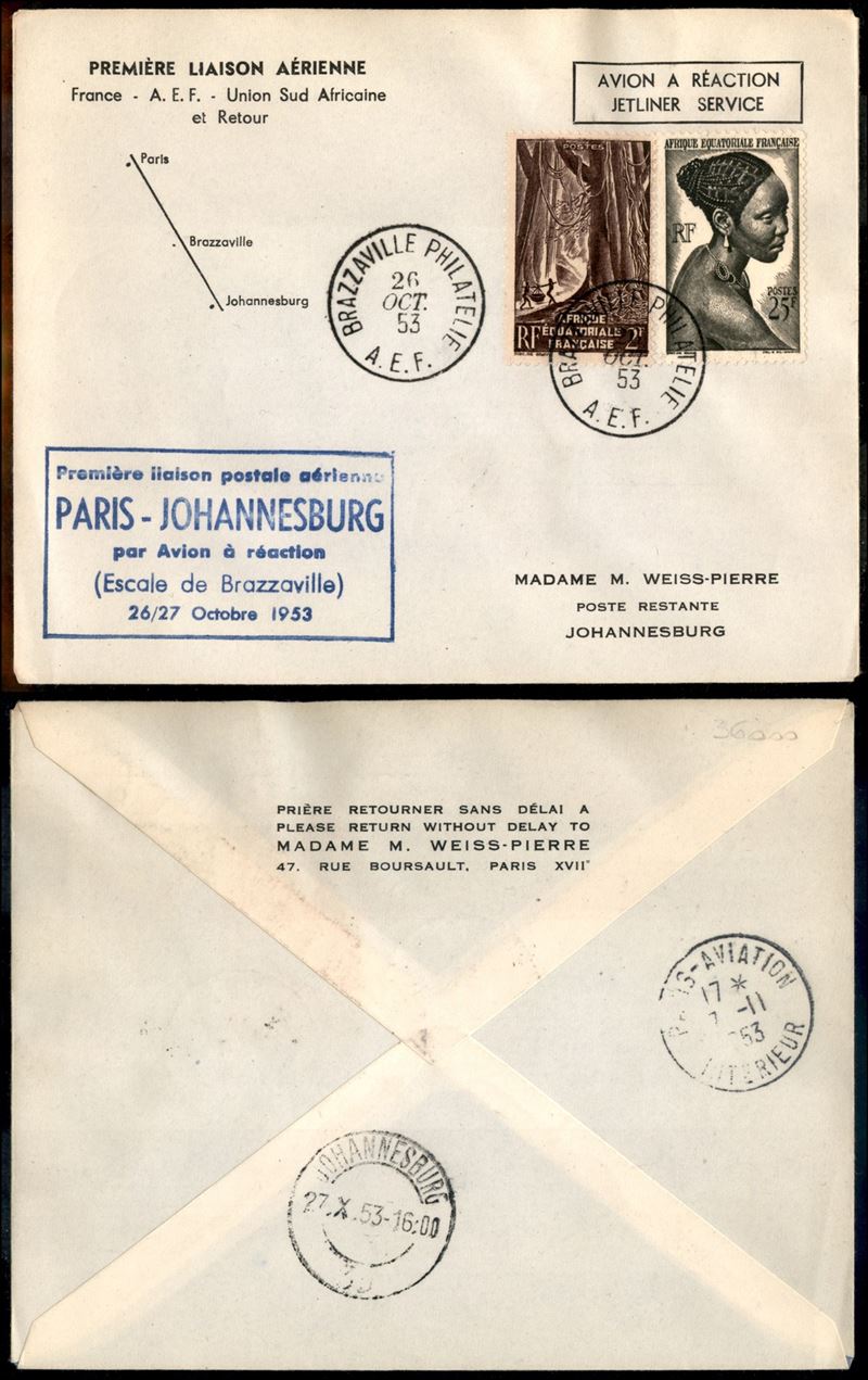 Francia / Colonie / Aerogrammi