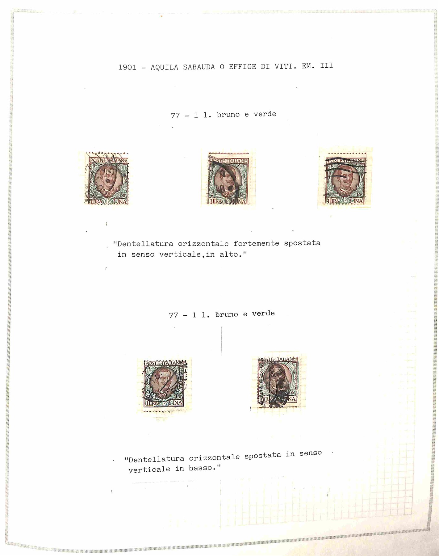Italia / Regno / Posta Ordinaria