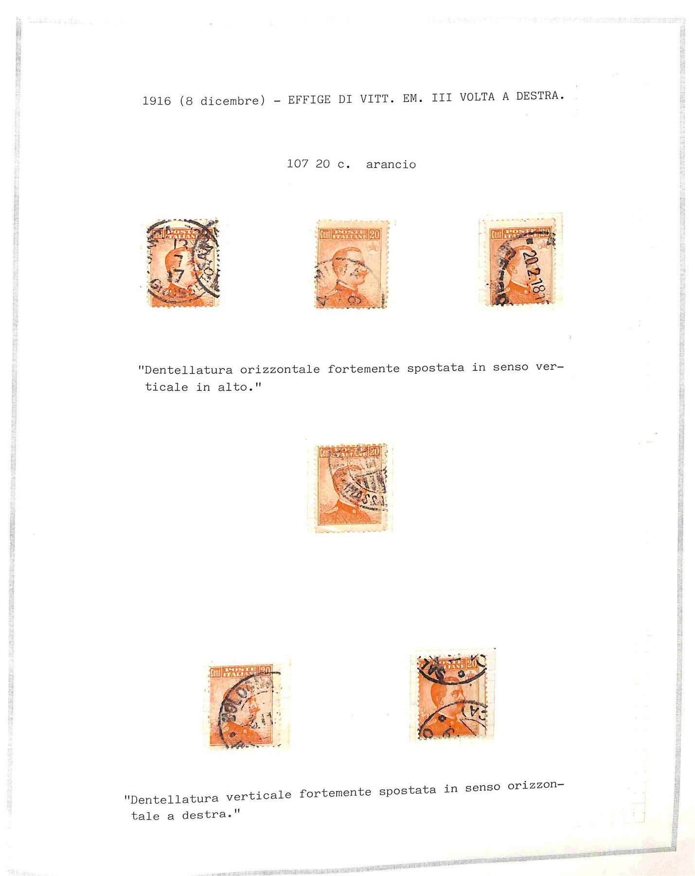 Italia / Regno / Posta Ordinaria