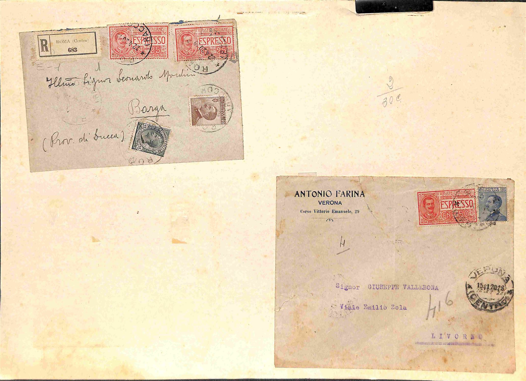 Italia / Regno / Posta Ordinaria