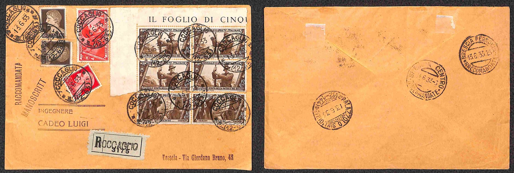 Italia / Regno / Posta Ordinaria