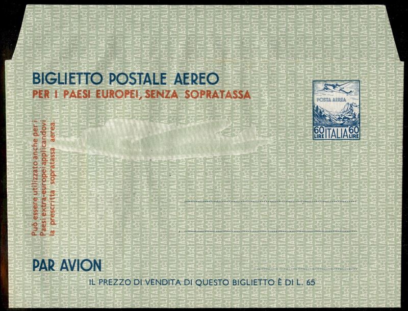 Italia / Repubblica / Aerogrammi