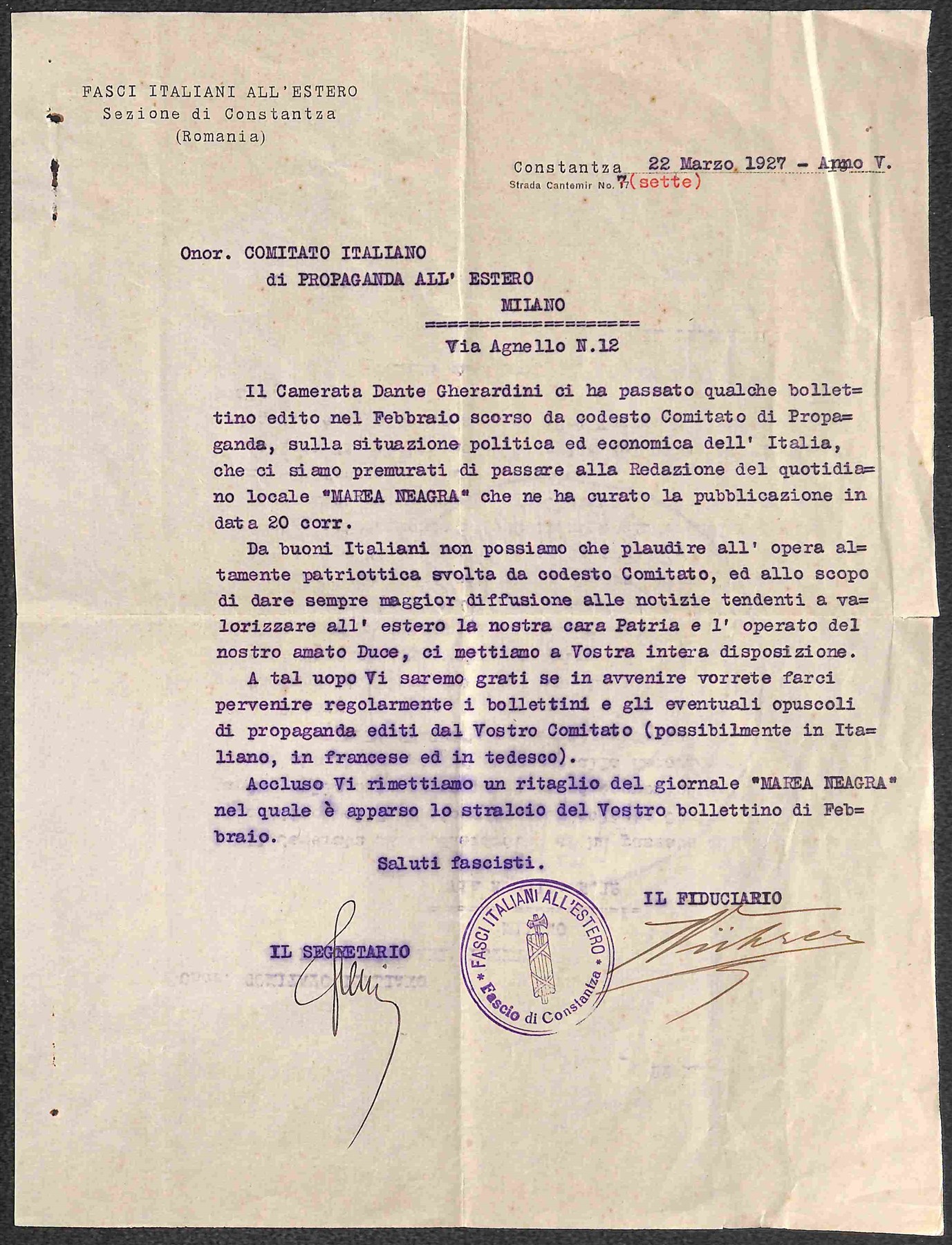 Romania / Posta Ordinaria