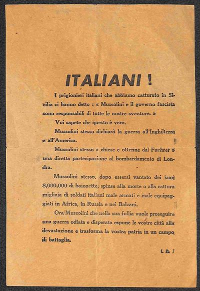 Italia / Posta Aerea