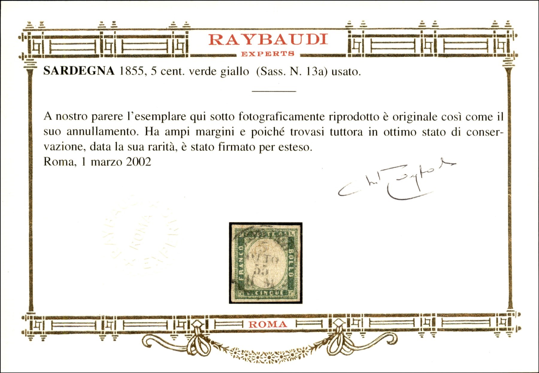 ITALIA / Antichi Stati Italiani / Sardegna / Posta ordinaria