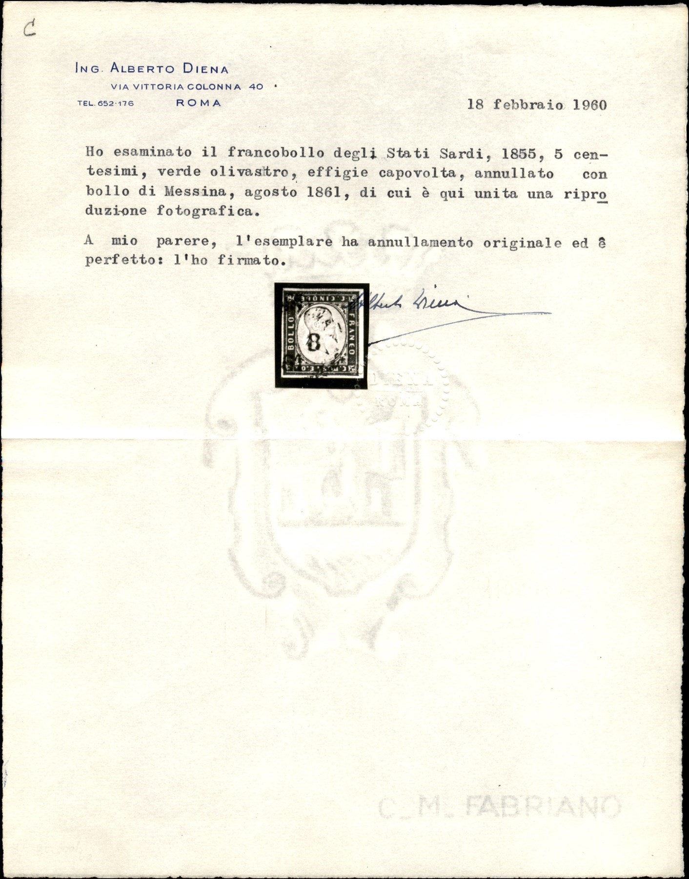 ITALIA / Antichi Stati Italiani / Sardegna / Posta ordinaria