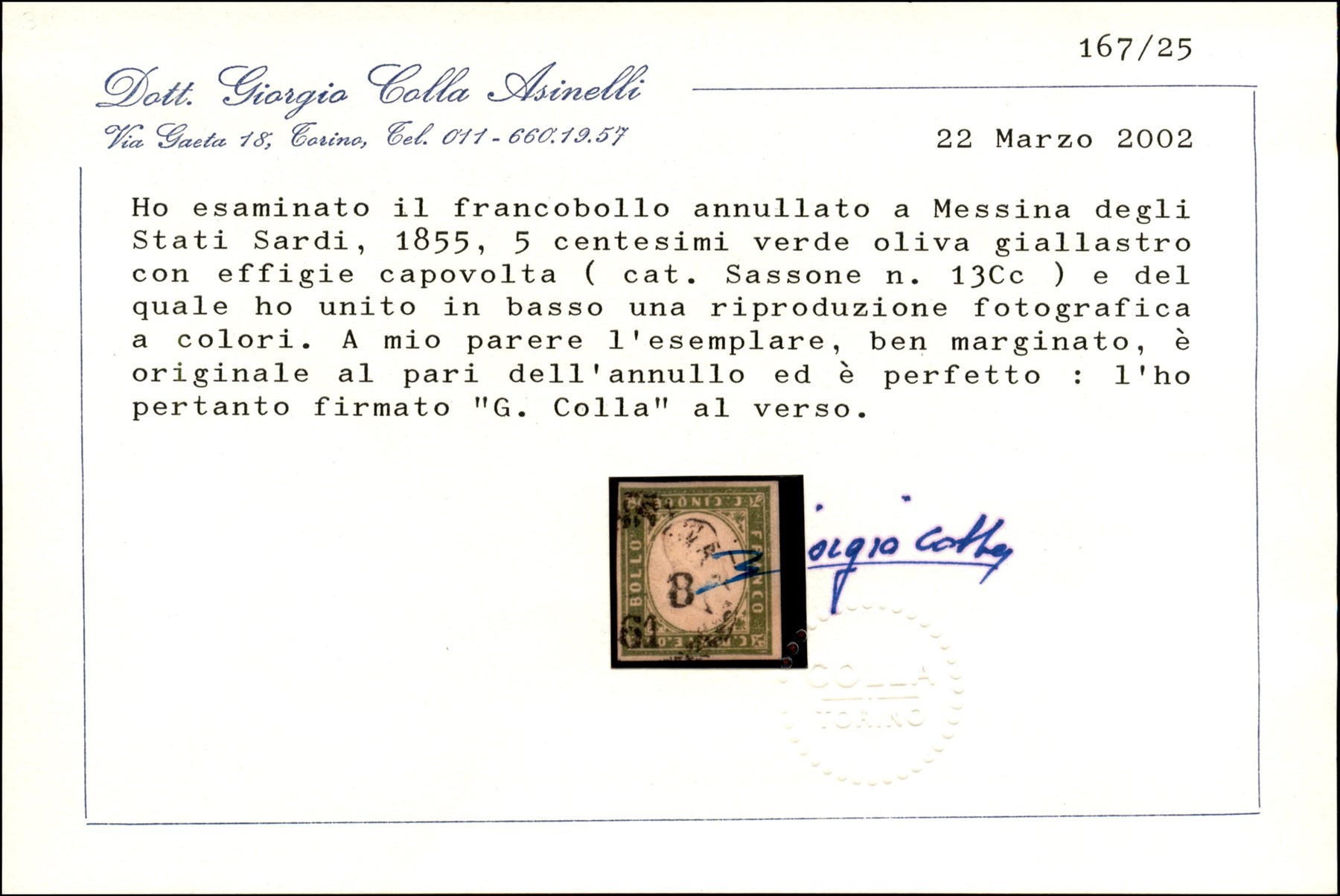 ITALIA / Antichi Stati Italiani / Sardegna / Posta ordinaria