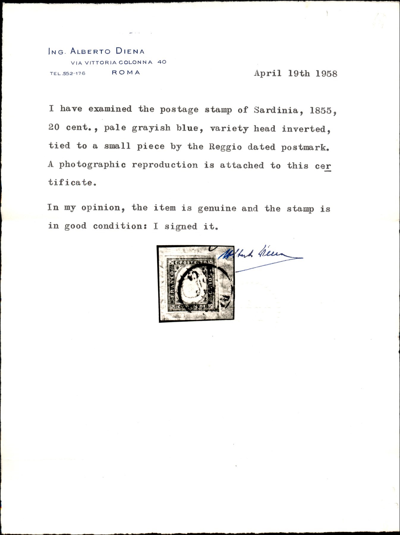 ITALIA / Antichi Stati Italiani / Sardegna / Posta ordinaria