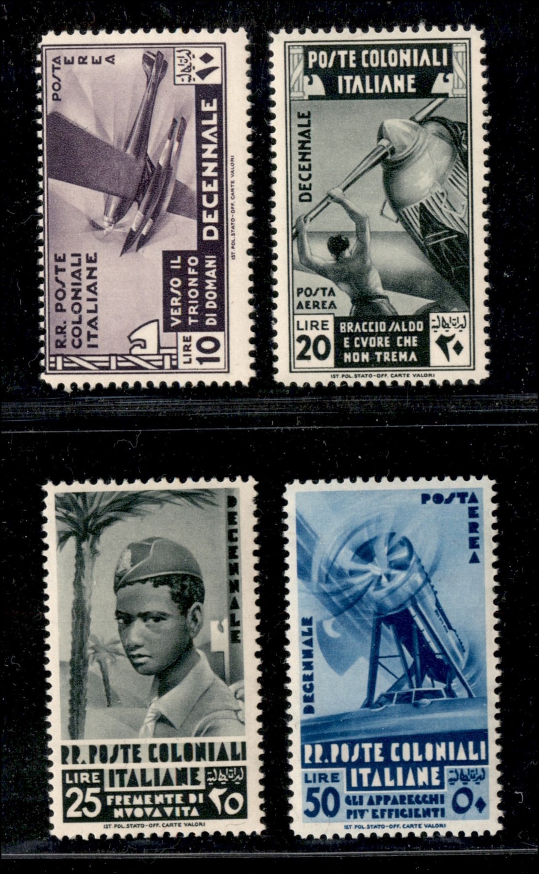 Italia / Colonie / Emissioni Generali / Posta Ordinaria + Aerea