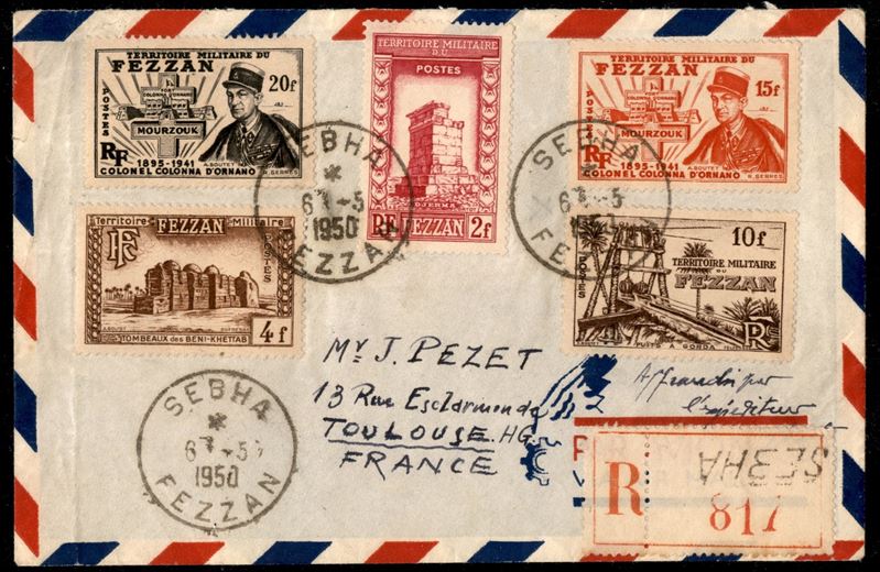 Italia / Occupazioni Straniere delle Colonie / Occupazione Francese / Fezzan Territorio Militare ...