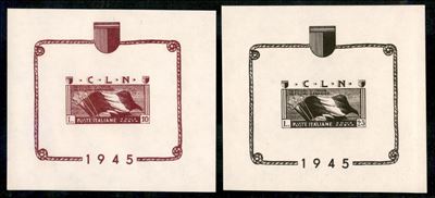 Italia / C.L.n. / Aosta / Foglietti